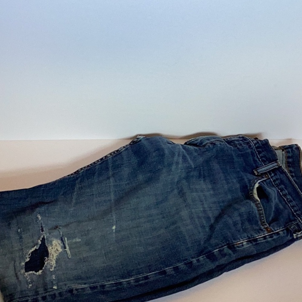 Levi 514 authentically worn in jeans